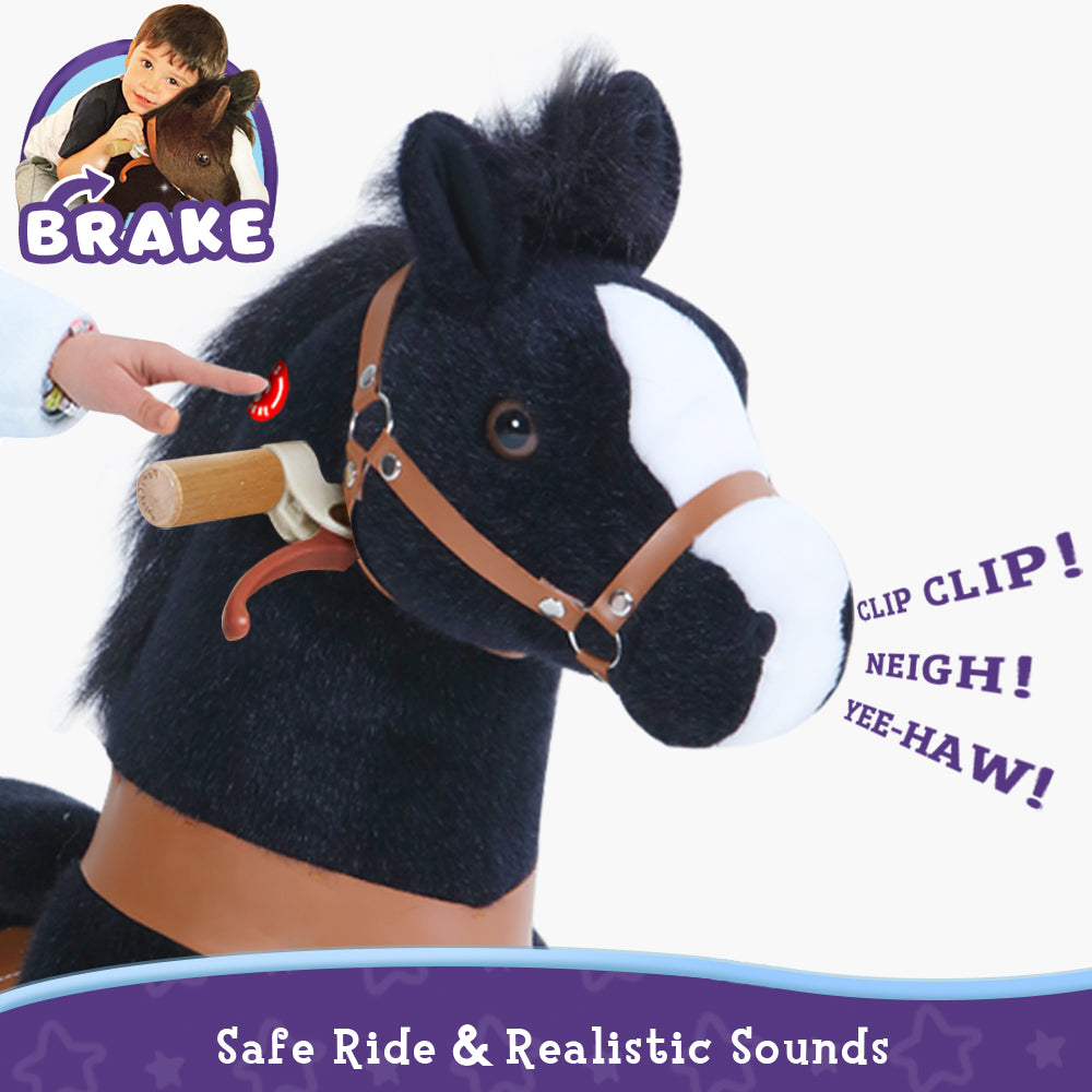 PonyCycle® horse Age 4-7 Black（UK&EU in Stock）-2