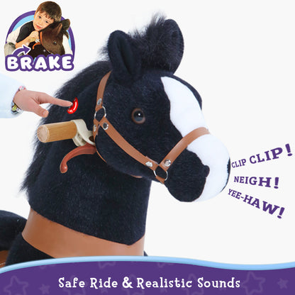 PonyCycle® horse Age 4-7 Black（UK&EU in Stock）-2