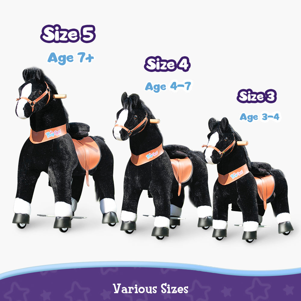 PonyCycle® horse Age 4-7 Black（UK&EU in Stock）-4